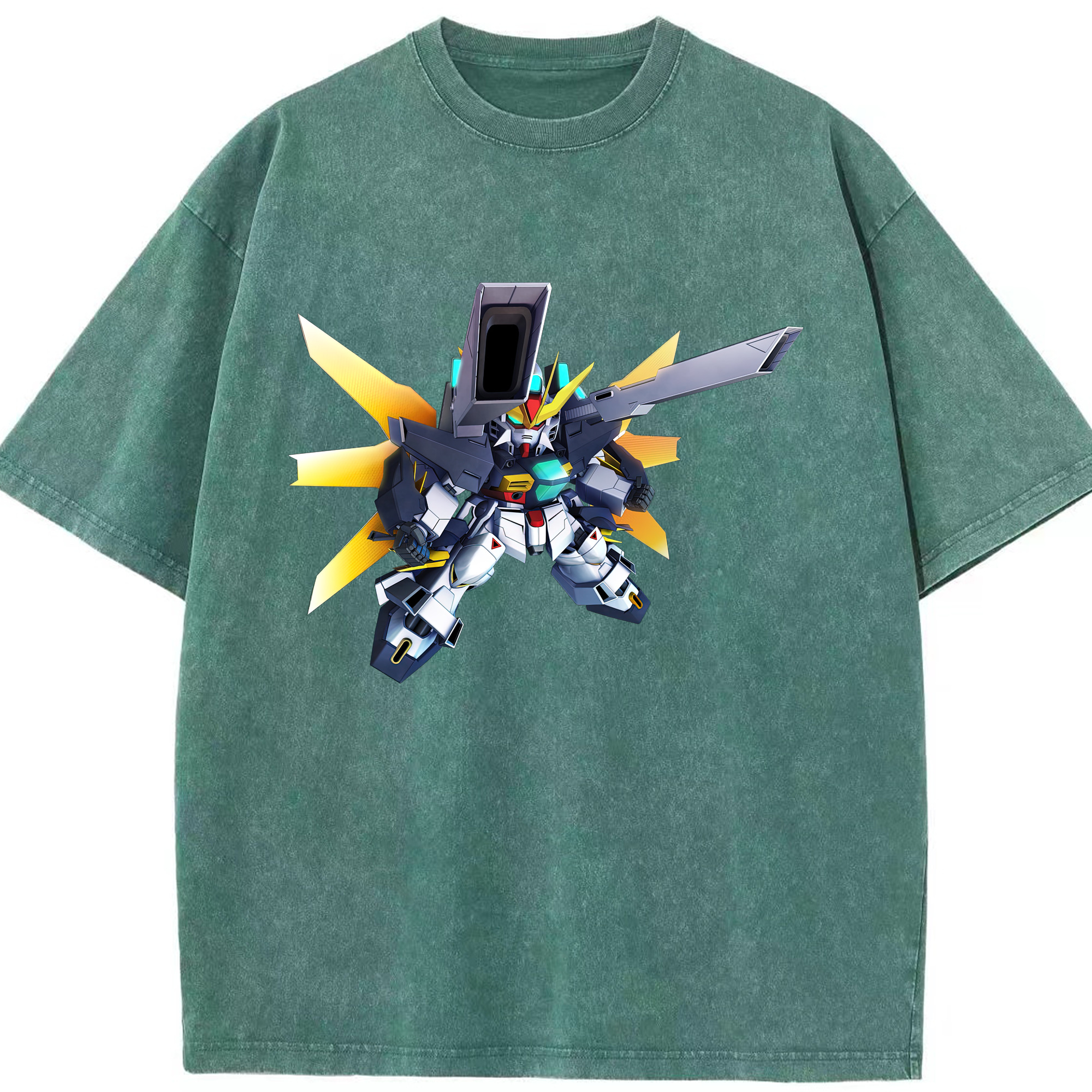（画像用） 機動戦士ガンダム Mobile Suit Gundam 綿100% ヴィンテージ風 半袖Tシャツ（フロントプリント）